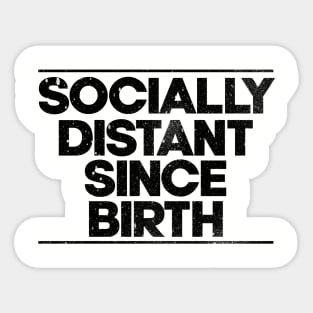 Socially Distant Introvert Sticker